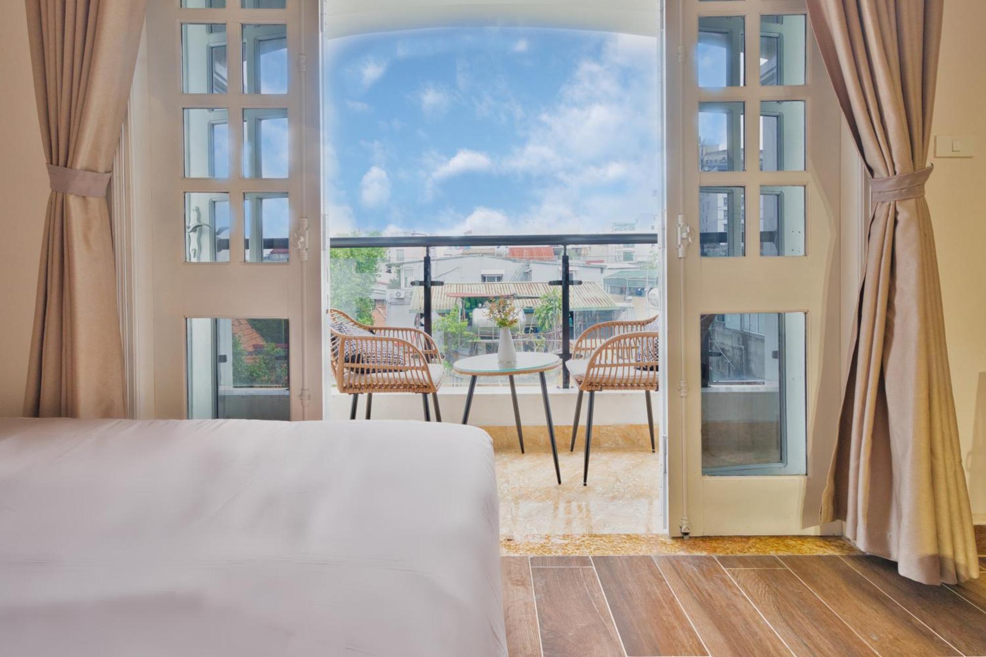 Annam Boutique Hotel-Elevator-5 Mins To Oldquarter 하노이 객실 사진